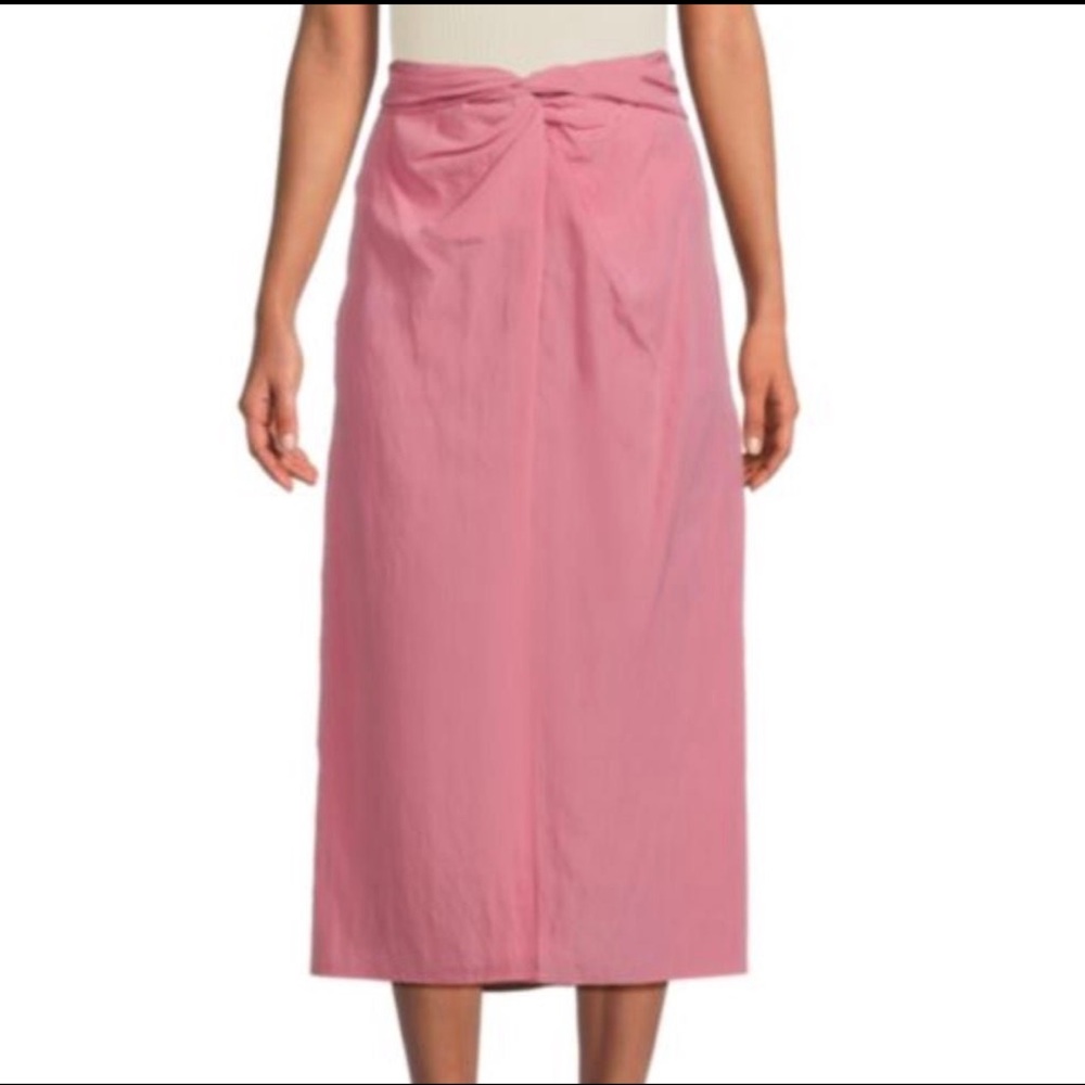 Vince knot front Midi Skirt NEW！